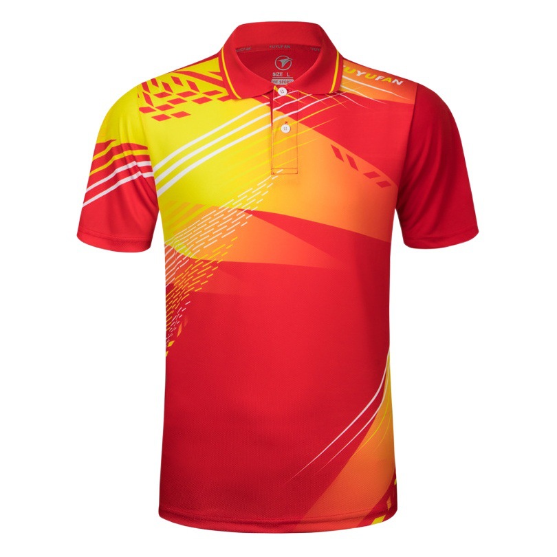 Badminton Clothes Men's Breathable Sports Suit T-Shirt Shorts Competition Training Volleyball Clothes Women's Table Tennis Clothes