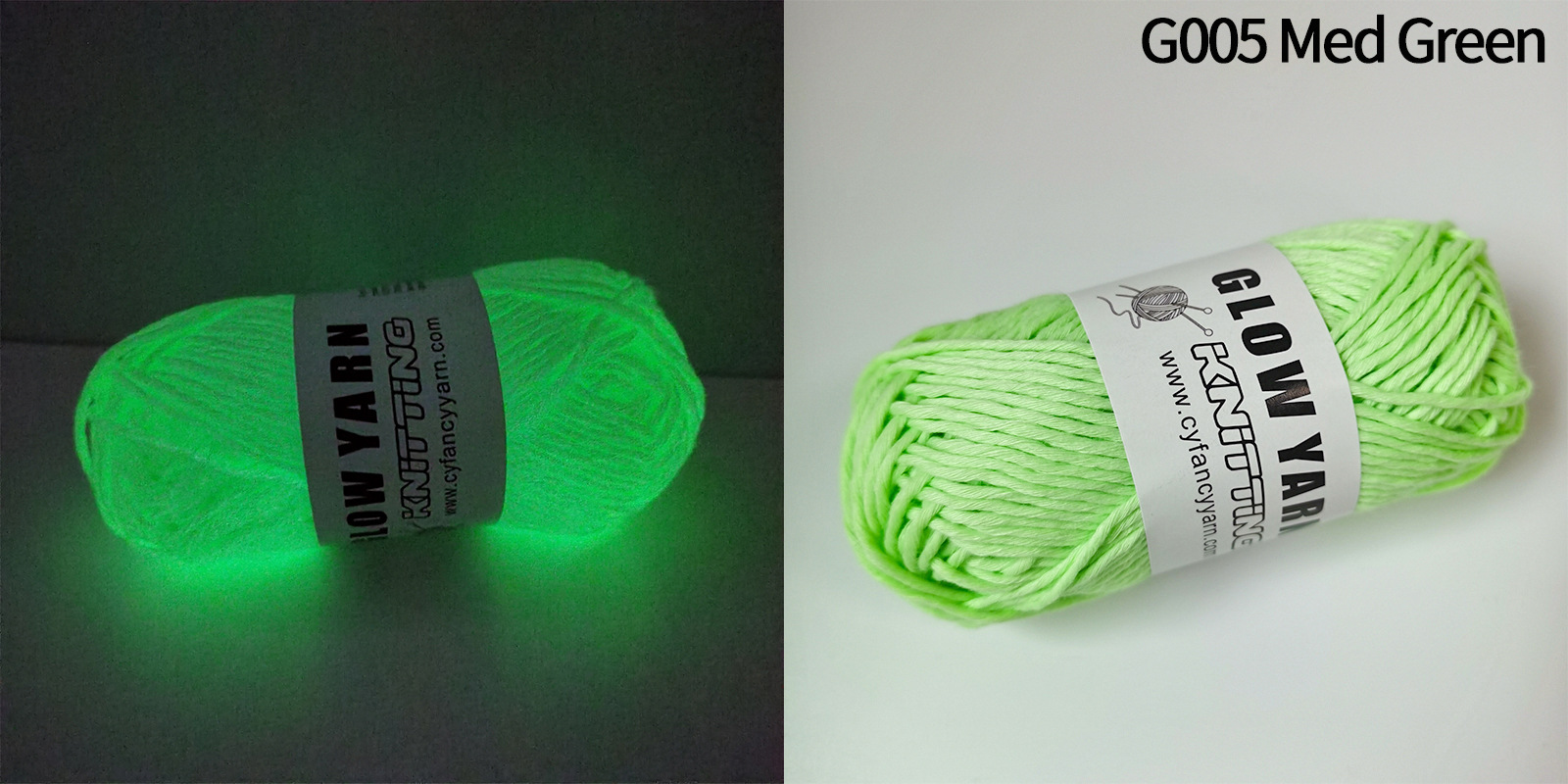 Picture of Luminous Knitting Thread 2mm Functional Yarn Hand-Knitted DIY Yarn Luminous Wool Crochet Luminous Wool Thread