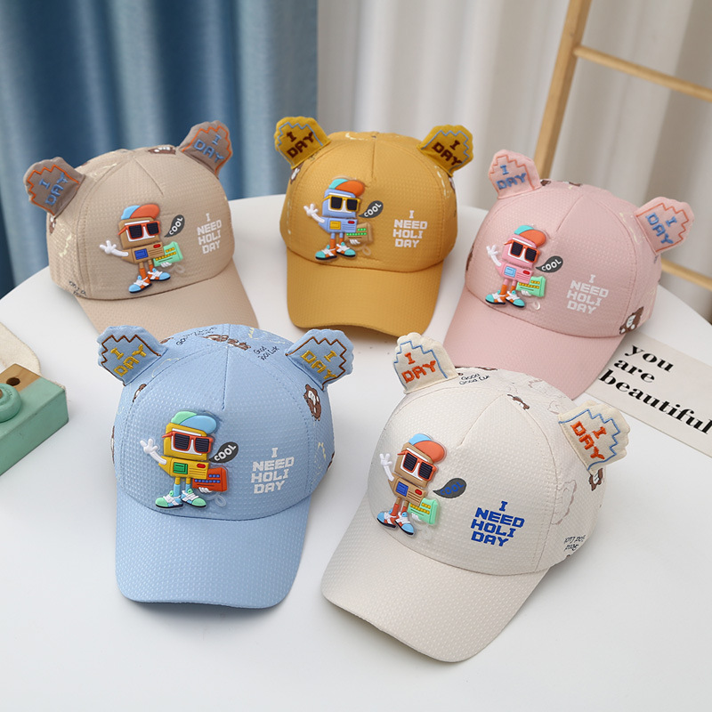 Picture of Children's hat baseball cap baby cap sun hat boys summer sun hat baby spring and autumn sun hat