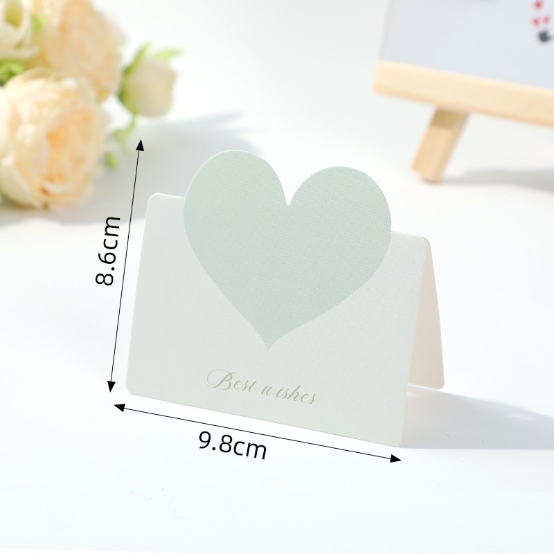 Picture of Love three-dimensional greeting card postcard small card paper handwriting wish card folding High sense blank blessing message card