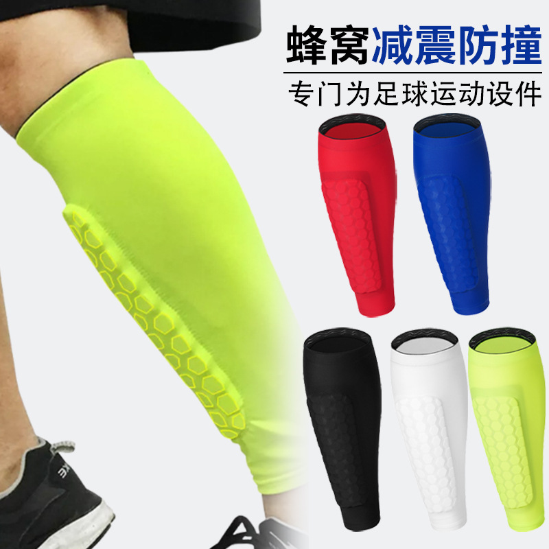 Honeycomb Calf Protector Football Sports Protector Basketball Anti-fall Leg Protector Socks Protector Hot-selling Quick-drying Tight Leg Protector