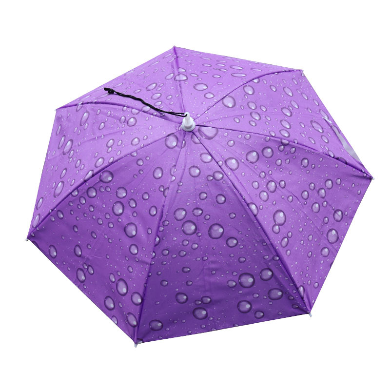 Picture of Wholesale Umbrella Hat Head-Mounted Sunshade Umbrella Fishing Hat Umbrella Sun Protection and Rainproof Overhead Outdoor Fishing Hat Umbrella