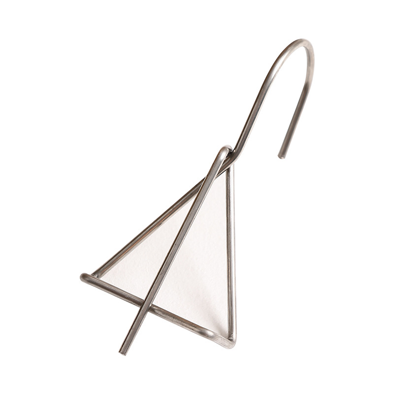 Picture of Gardening Plant Ceramic Flower Pot Hanging Stainless Steel Hook Balcony Anti-theft Net Red Pottery Flower Pot Storage Pot Hanging