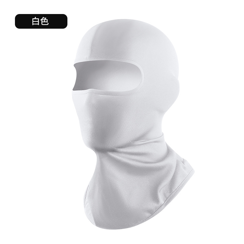 Picture of Outdoor Riding Sunscreen Mask Bicycle Helmet Inner Liner Windproof Sports Tape Hood Dust Cover Hat for Men and Women