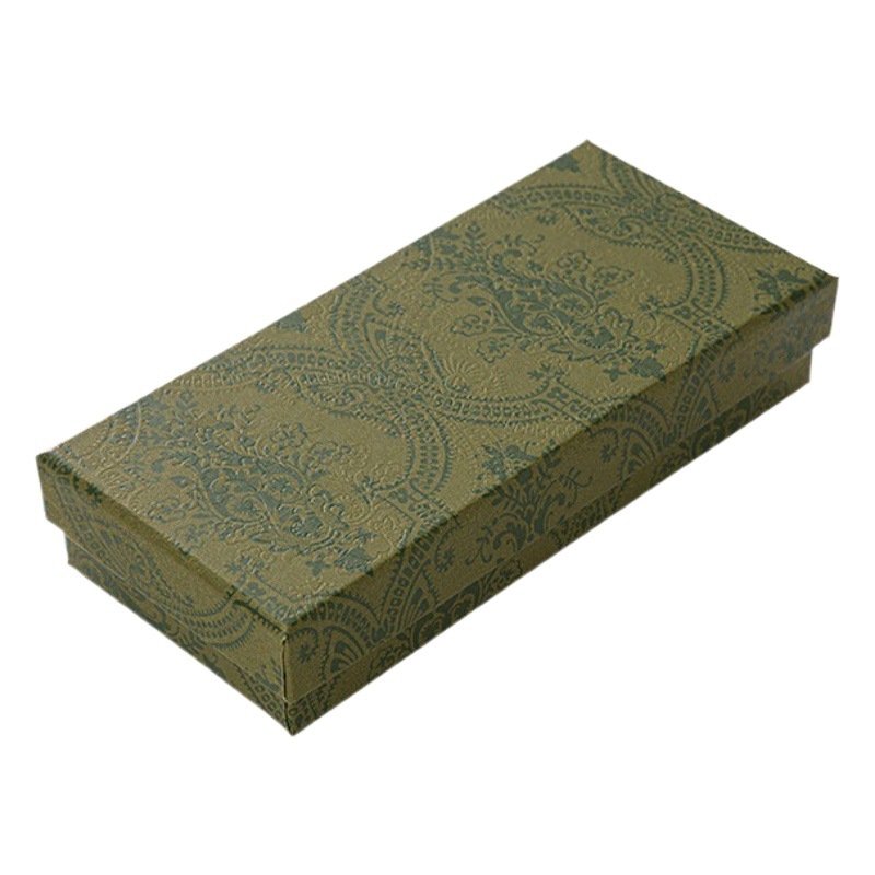 Manufacturer in stock classical printing multi-color watch box lid storage box rectangular square watch box