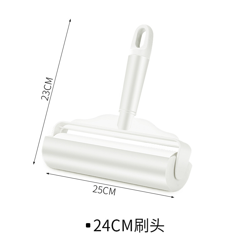 Picture of Hair Stick Roller Long Pole Large Hair Removal Sticky Bed Floor Hair Cleaning Artifact Dust Roller Stained Hair Roller Brush