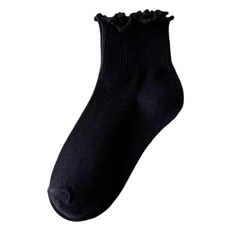 Japanese Winter Curl Short Socks Cute Socks for Children Fresh Winter Wood-ear Women's Socks for Students Lo Niang Socks