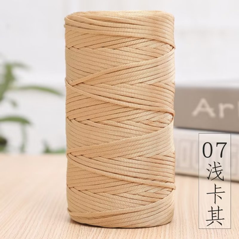 Picture of Spring and Summer peony hand bag crocheted material package ice hemp thread
