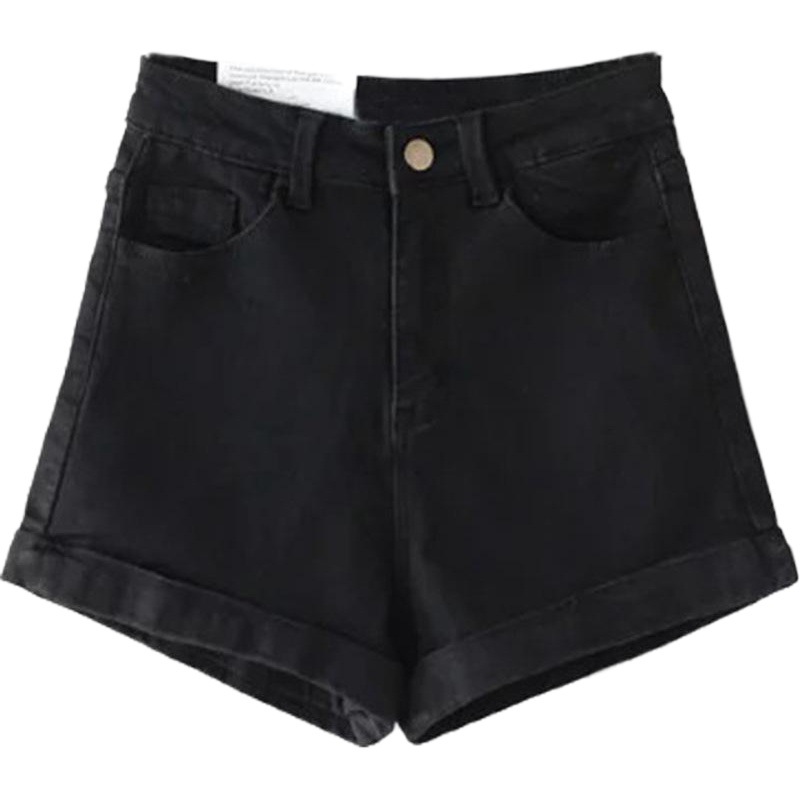 Denim shorts for women 2020 Korean style new summer high waist loose slimming wide leg curling student hot pants chic fashion