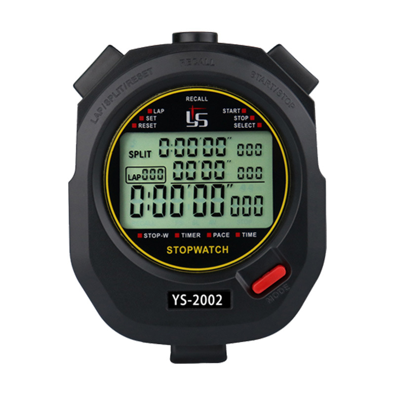 Picture of Positive countdown timer student competition training referee professional electronic stopwatch accurate large screen track and field sports stopwatch