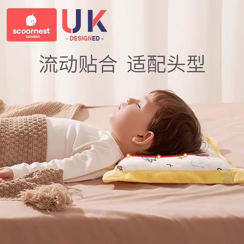 Picture of Kechao Kidsren's Pillow for All Seasons 1 Baby 2 Baby Pillow 3 Months and Above 6 Years Old Newborn 7 Kindergarten Kidsren