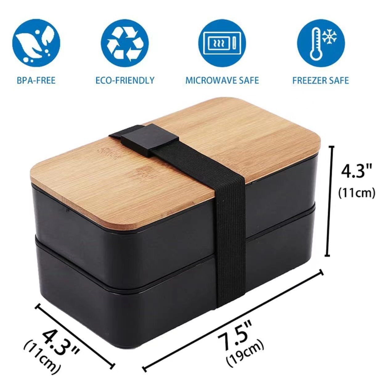 Picture of Amazon Lunch Box Large Capacity Microwave Heating Lunch Box Student Lunch Box Office worker Lunch Box Lunch Box