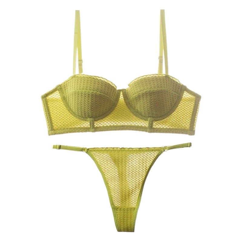 Half-Cup Intimates for Women with Small Breasts, Push-Up, Thin, Exposed Nipple Bra, Breast Reduction, Anti-Sagging, French Sexy Suit, Beautiful Breasts