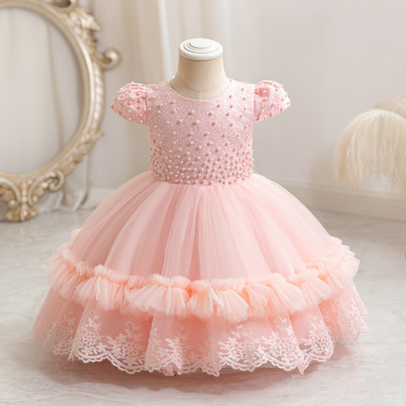 Cross-border Wholesale Summer Girls' Short-sleeved dress Dress Girls' Baby Girl Princess Dress