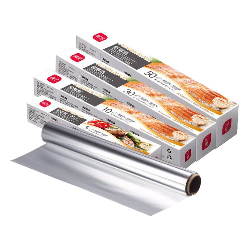 Exhibition art tin foil Kitchen barbecue aluminum foil paper household oven special barbecue baby food supplement nail oil-absorbing paper baking