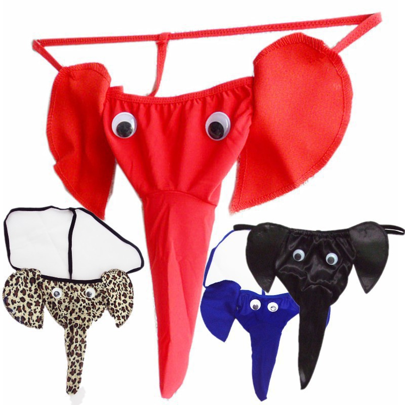 Sexy underwear men's underwear elephant sexy T pants game T pants flirt prank underwear a wholesale