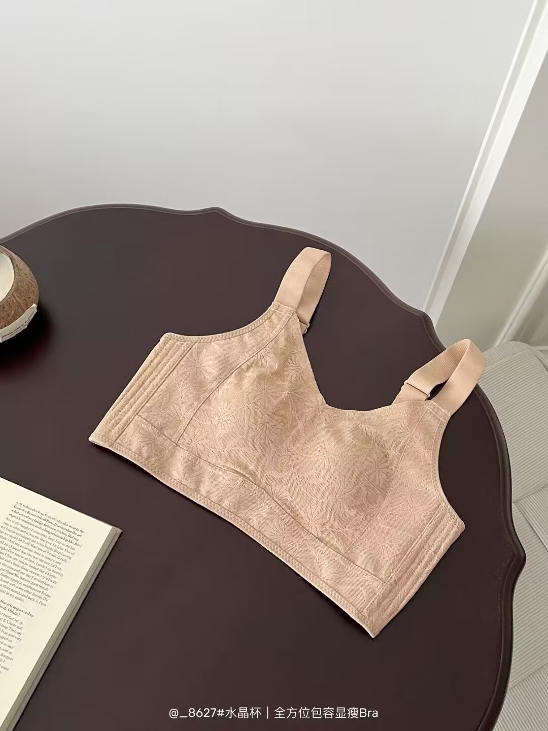Picture of Ultra-thin cup big chest small underwear women's full Cup seamless push up breast collection anti-sagging rabbit ear cup bra