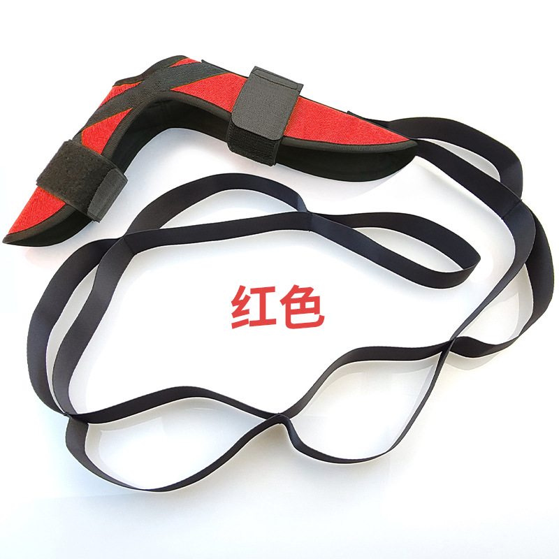 Picture of Manufacturer Wholesale Stretching Belt Segmented Adjustable Yoga Auxiliary Tension Belt Ankle Foot Stretching Rehabilitation Stretch Belt