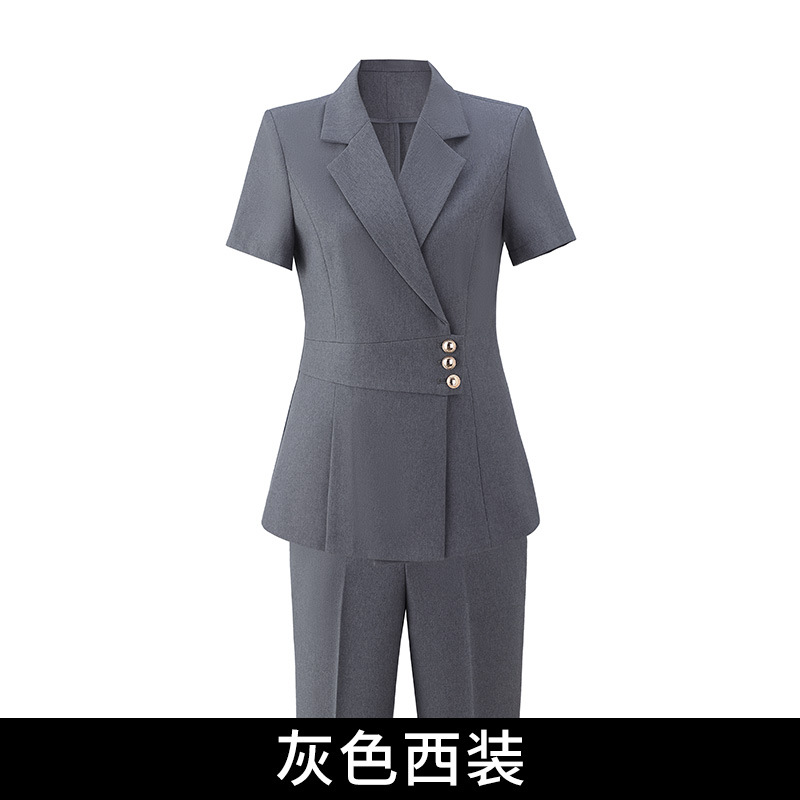 Picture of High-end professional suit suit women's summer fashion temperament goddess Fan Sales Department hotel front desk work clothes formal wear