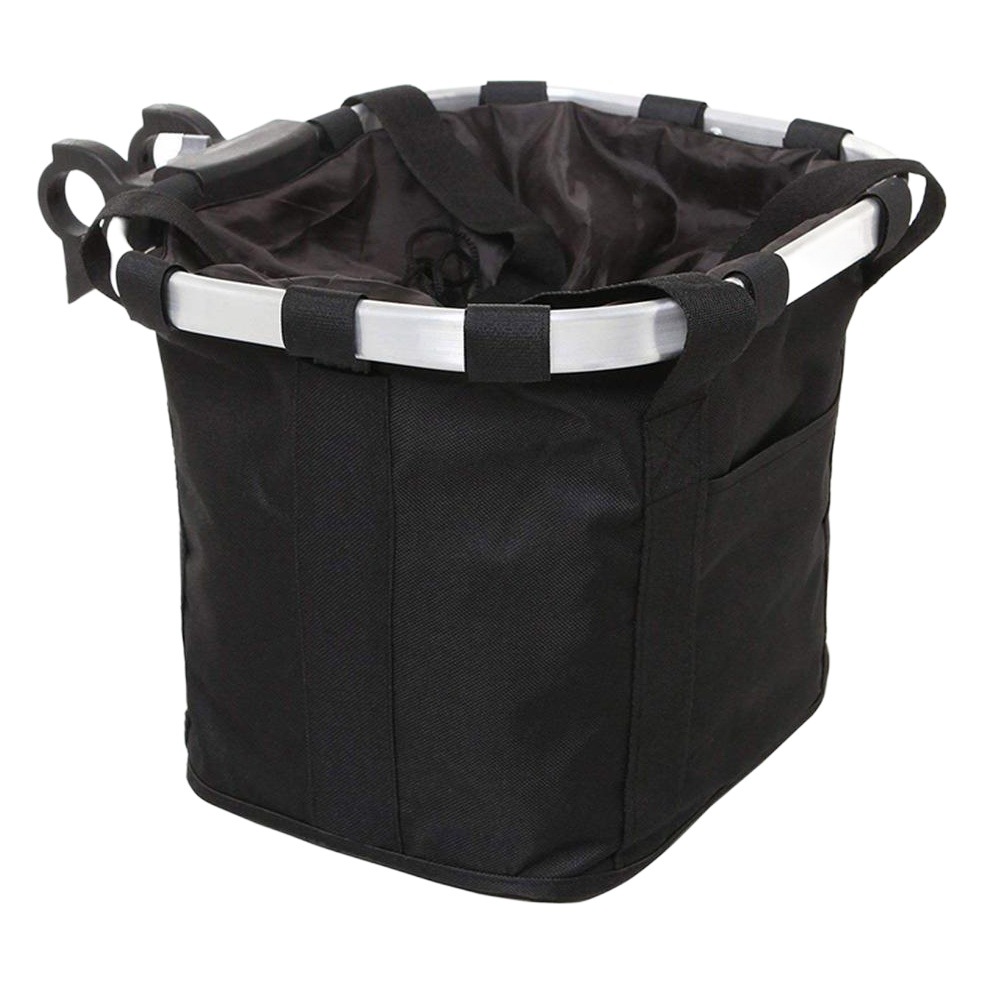 Folding bike basket bicycle basket aluminum alloy car front bag mountain bike accessories folding bike bag load-bearing 5kg
