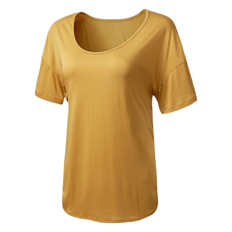 Thin Loose Sports Short-sleeved Running Training Breathable Blouse Slimming Yoga Clothes Top High Elastic Fitness T-shirt