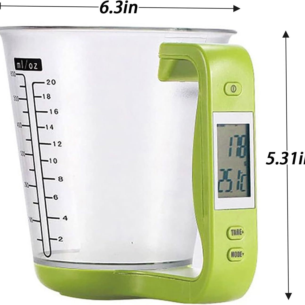 Picture of Cross-Border Electronic Measuring Cup with Scale Measurement Multifunctional Kitchen Electronic Scale Baking Nutrition Scale