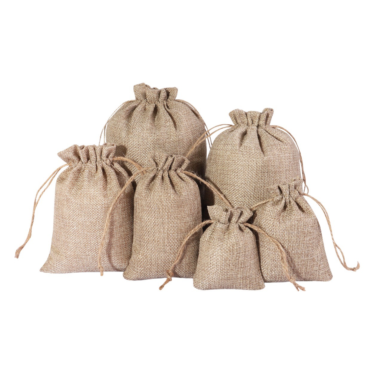 Burlap Bag Drawstring Bag Burlap Christmas Gift Bag Easter Burlap Bag Halloween Drawstring Burlap Bag