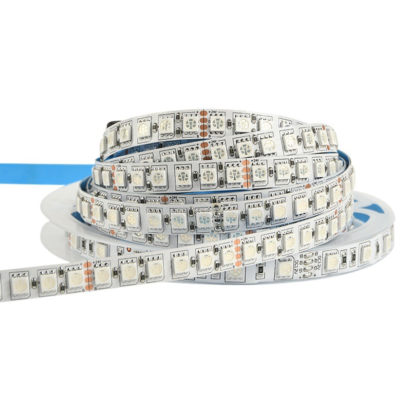 Wholesale 12V/24V Low Voltage Led Colorful Dimming Light Strip 120 Lights Flexible Decorative Full Color Atmosphere Light Rgb Light Strip