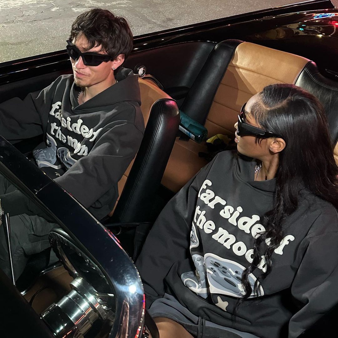 Picture of Spot 2023 European and American Amazon Foam Printed Sweatshirt Y2K High Street American Casual Sweatshirt Couple Hooded