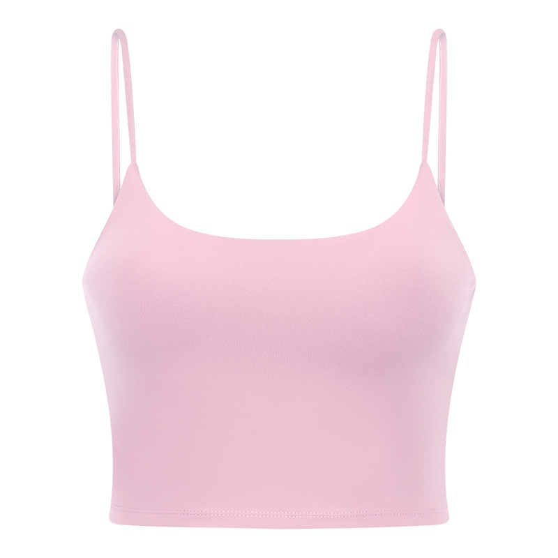 Picture of New Yoga Top Women's Sports Underwear with Chest Pad Thin Belt Beauty Back Fitness Vest Sling Yoga Clothing C5238