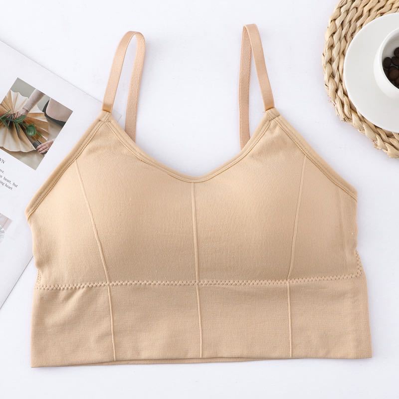 Picture of Hot sale big u beauty back 646 beauty back underwear wireless bra seamless sexy anti-exposure bottoming sports vest