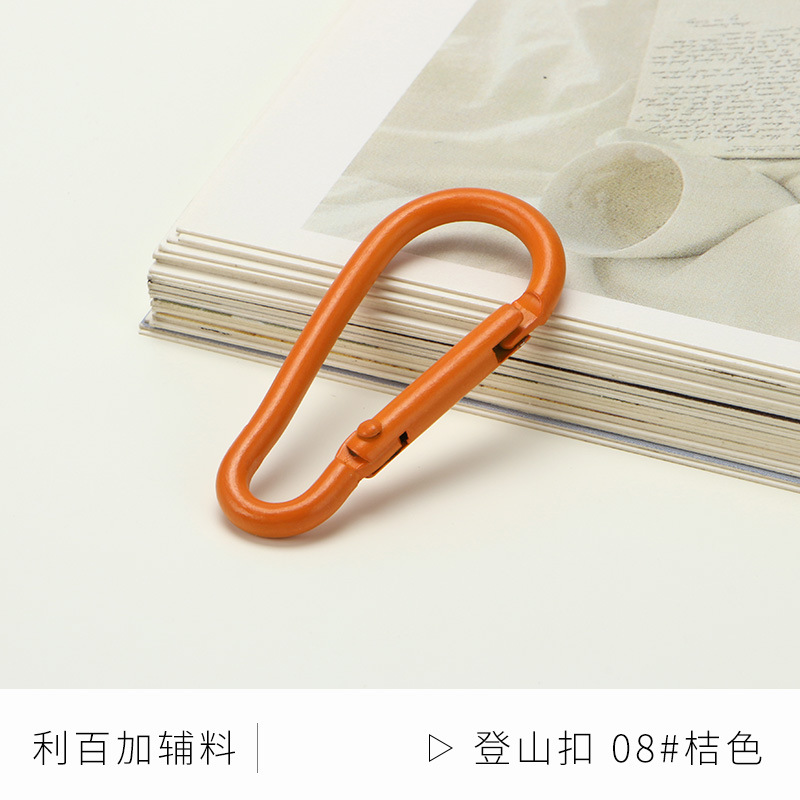 Picture of Color paint No. 5 gourd-shaped carabiner aluminum alloy jewelry accessories hand-adjusted water bottle keychain