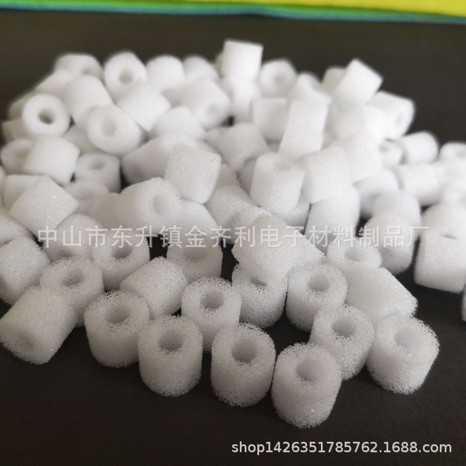 Supply Sponge Ring White Sponge Pad White Round Silicone Gasket