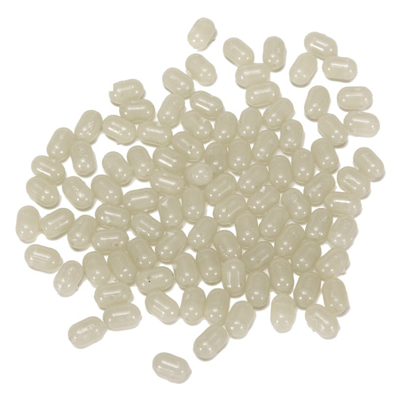 Transparent fishing cross cross block bead large material line group space bean plastic bead fishing tackle fishing group bead Accessories Wholesale