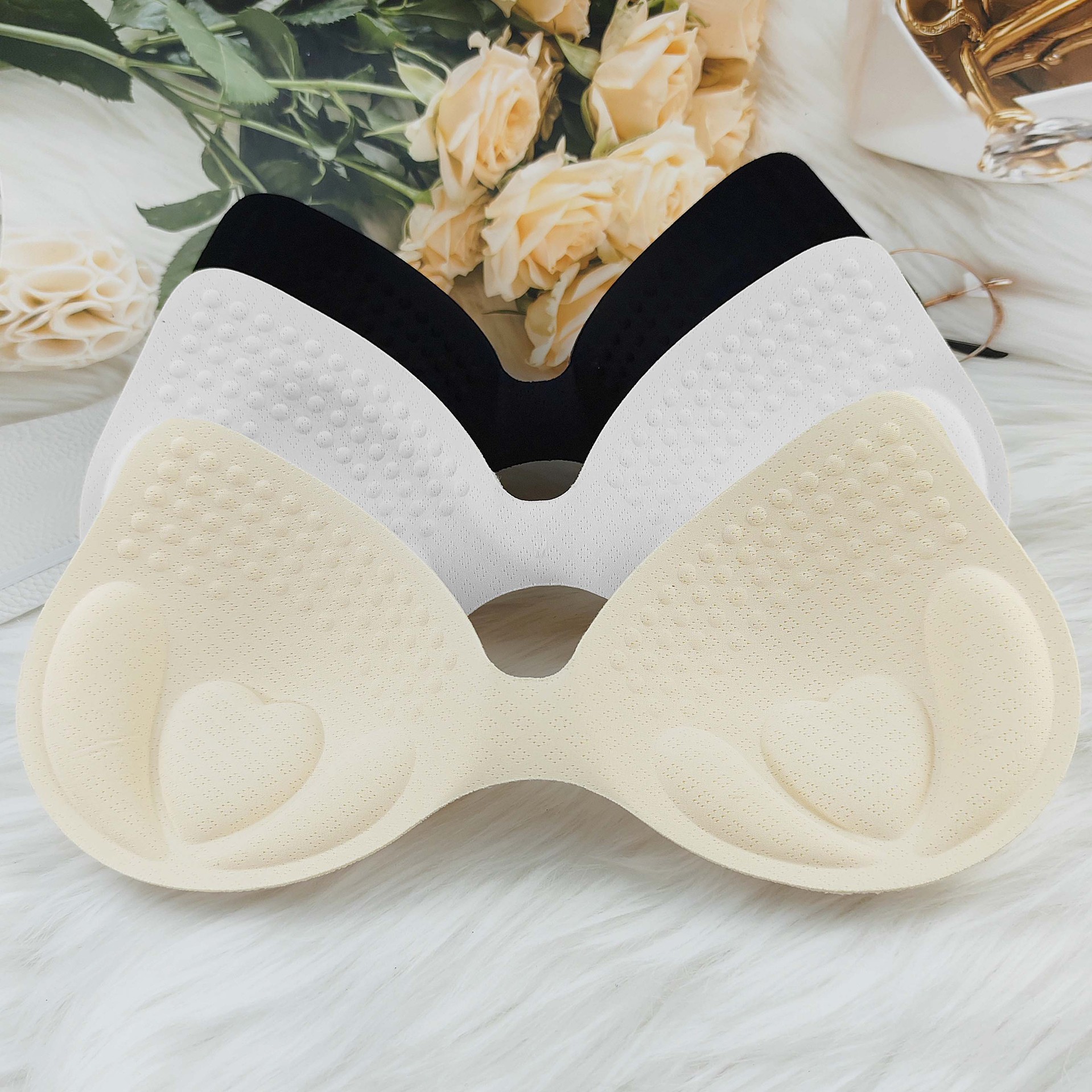 Picture of Water Drop Cup Integrated Ultra-Thick Sports Bra Pad Insert for Beautiful Back, Small Chest, One-Piece Flat Chest, Makes It Look Bigger, Thickened and Thin