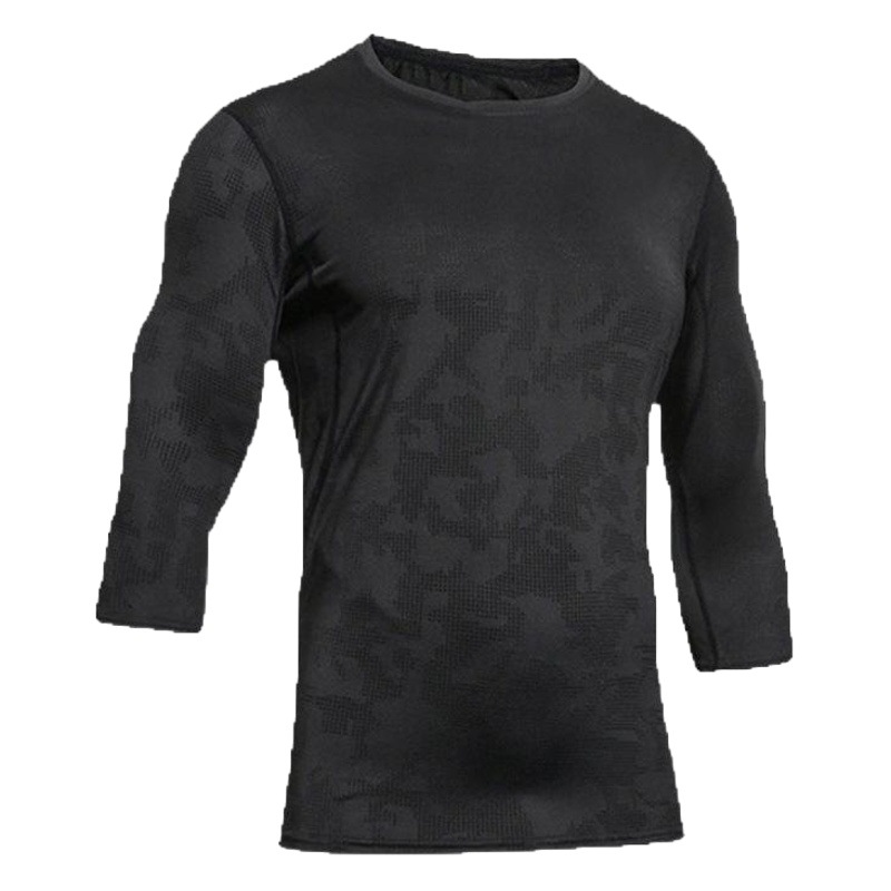 Picture of Summer Outdoor Quick-Drying T-Shirt Men's Jacquard Mesh Running Training Sports Short-Sleeved Top Loose Casual Versatile