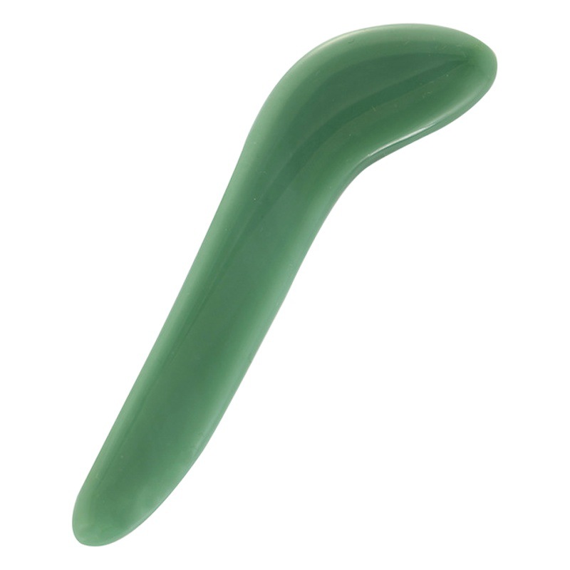 Factory direct supply geometric jade fish-shaped scraping board portable massage bar back massage scraping board in stock