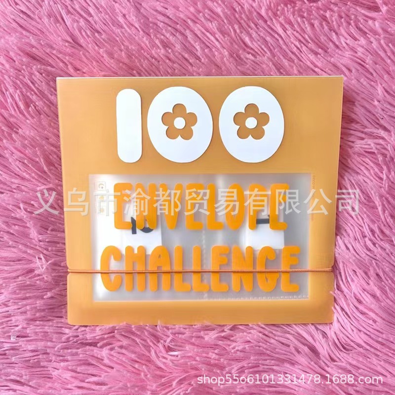 Picture of New cross-border 100 Envelope Cash Stuffing Savings Challenge Binder