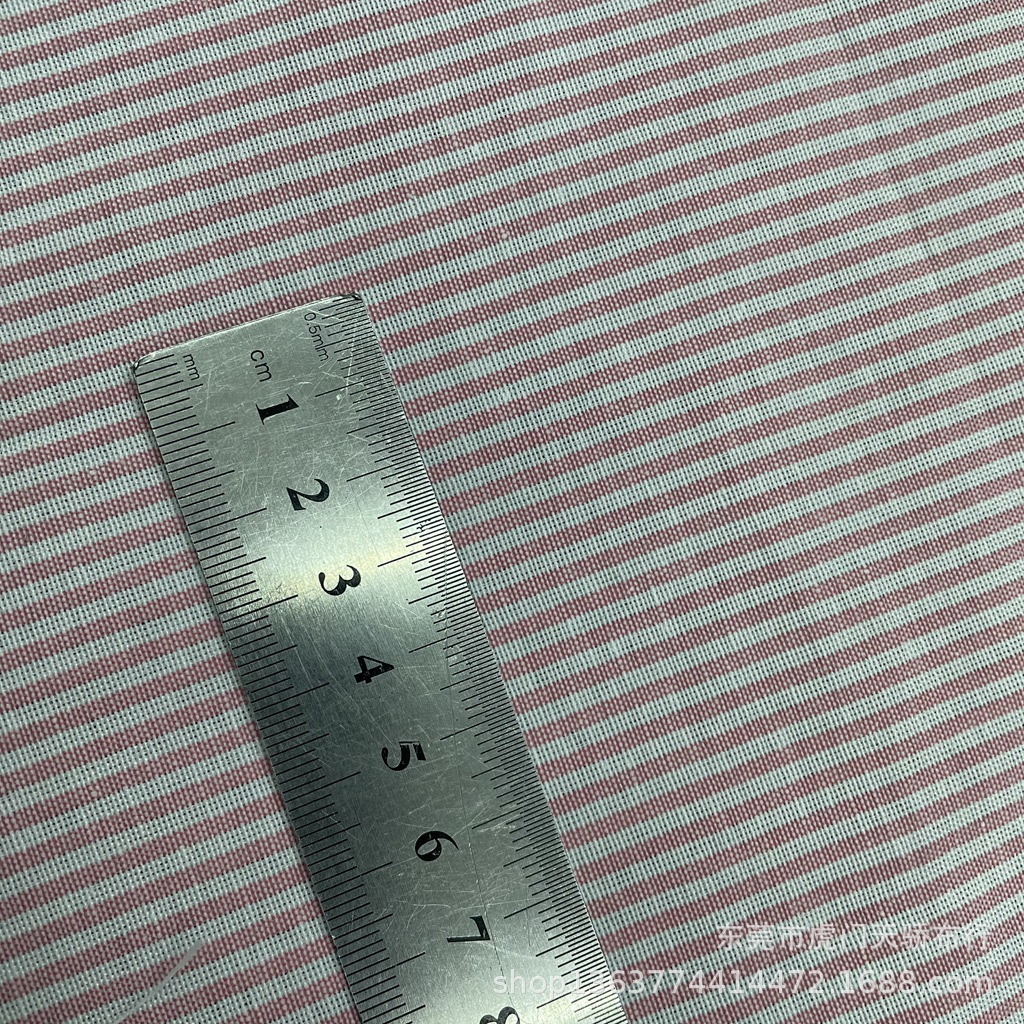 Picture of Woven polyester yarn-dyed striped cloth 0.2cm Oxford yarn-dyed thin strip tablecloth tablecloth shoes and hats and other fabrics