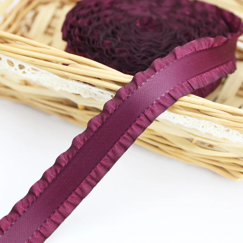 Picture of 2.2cm Skirt Ribbon Wrinkle Ribbon Ribbon Ribbon Flower Wedding Gift Packaging Ribbon 4.5 m/Roll