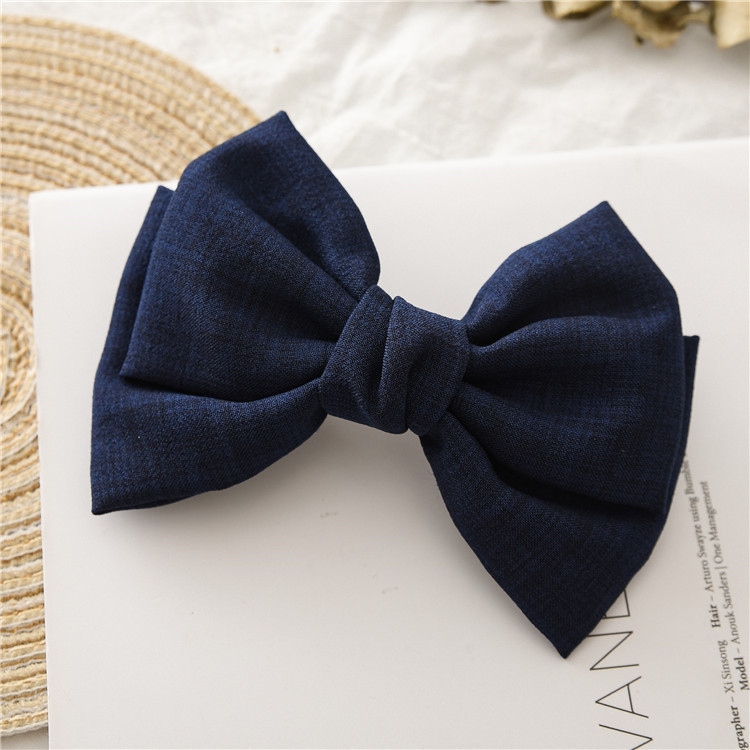 Picture of Headwear New Hairpin Knotted Bow Hairpin Women's Fabric Spring Clip Hairpin Wholesale Ready-Made Accessories