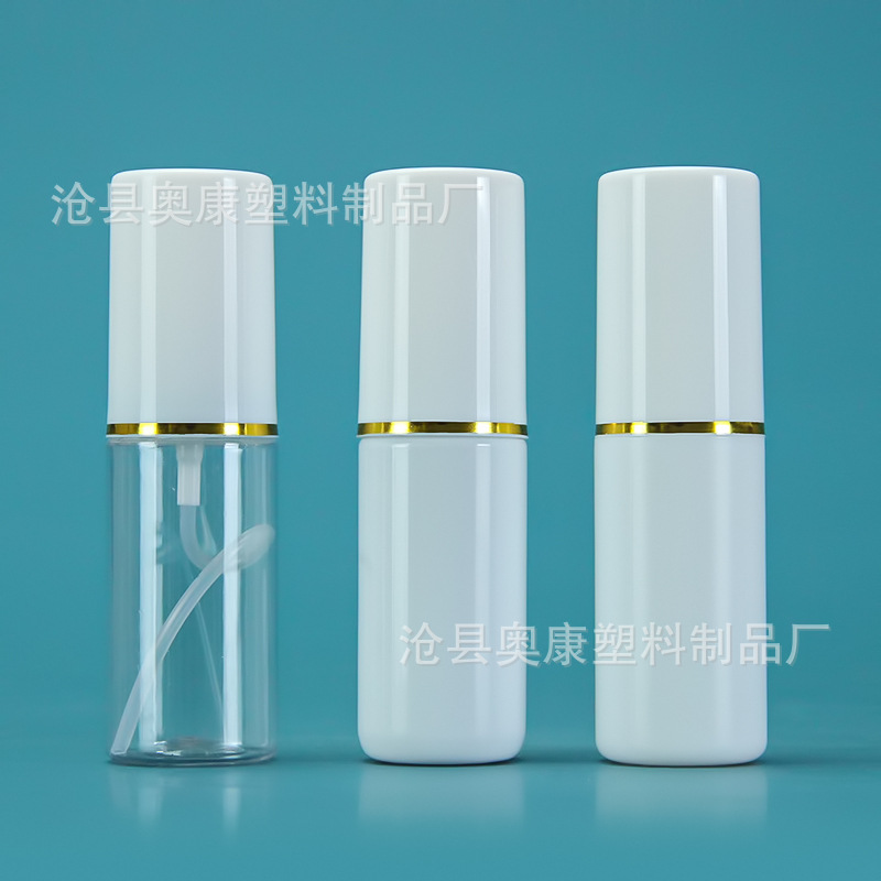 Spot 30ml 50ml 100ml Large Cap Spray Bottle Pe Plastic Liquid Dispensing Plastic Spray Bottle
