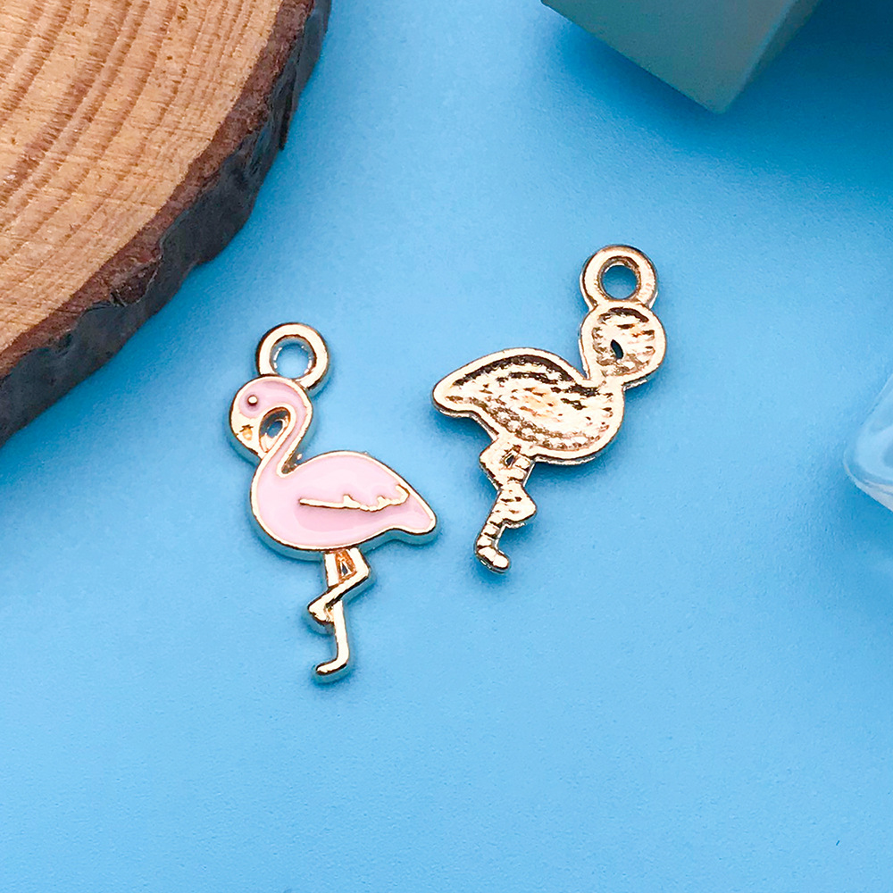 Picture of Mix 30 Color Cartoon Creative Drop Oil Jewelry Zinc Alloy Pendant DIY Earrings Necklace Pendant Jewelry Accessories