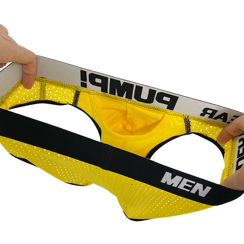 Cross-Border Temu New Men's Briefs Sexy Bullet Separation Underwear Youth Briefs Mp291