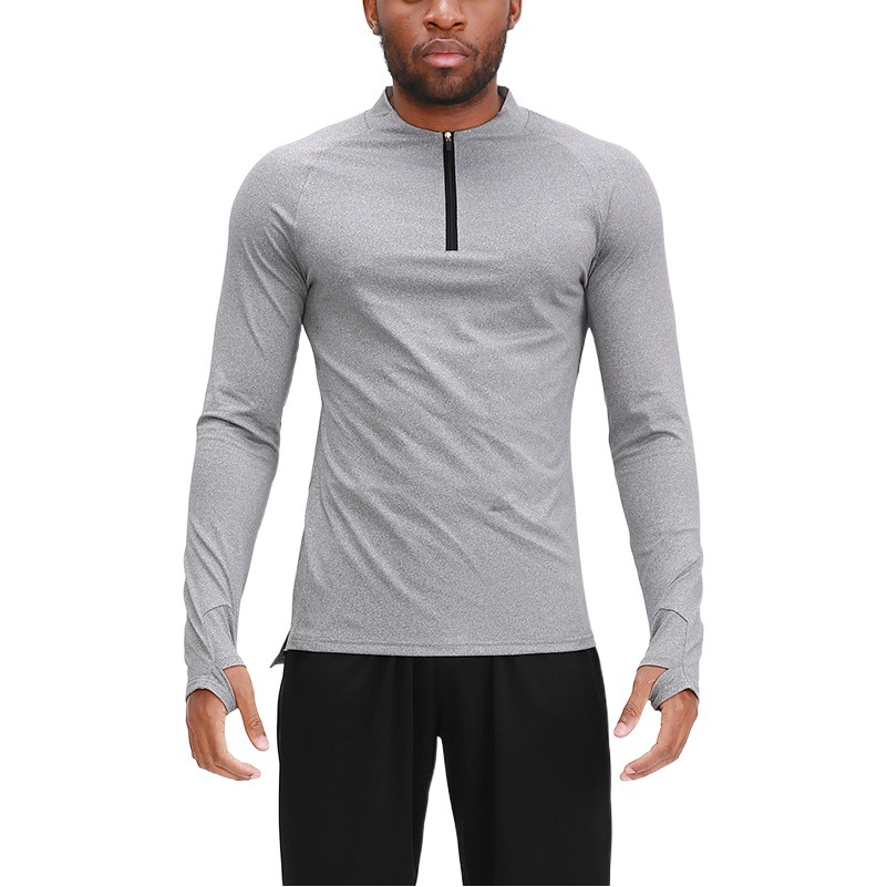 Fitness Wear Men's Long Sleeve Quick-drying Breathable Outdoor Running Compression Basketball Sports Tight Clothes Sportswear Men's