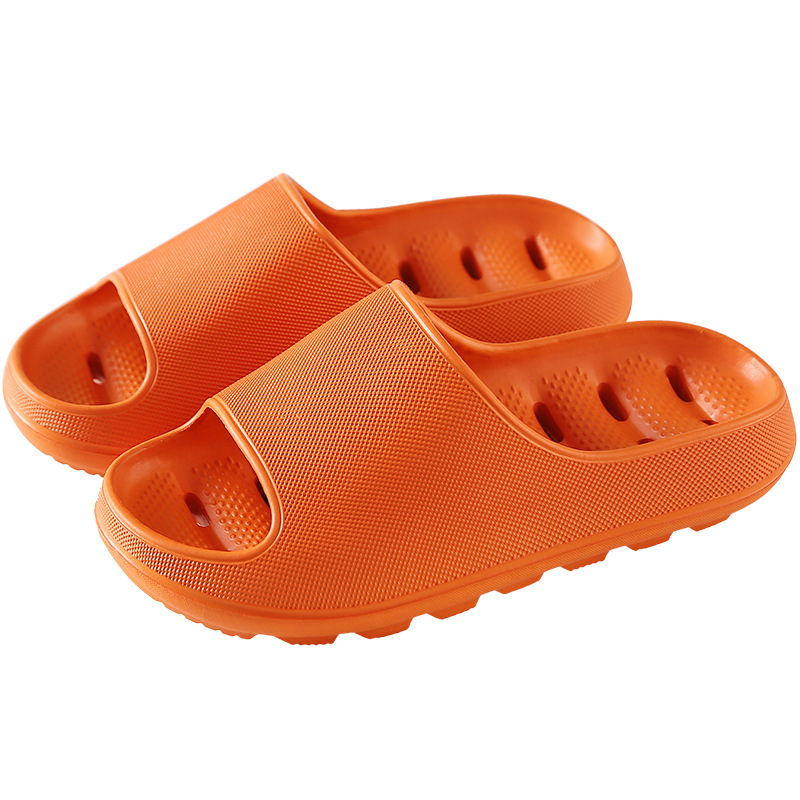 Picture of New High-heel Leakage Slippers Women's Thick-soled Bathroom Bathing Home Indoor Non-slip Household Hollow-out Men's Leakage Sandals