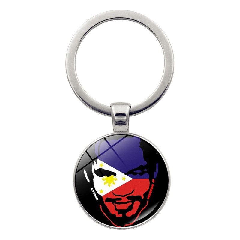 Philippine Flag Keychain Car Key Pendant Versatile Cross-Border Flag Pendant Key Ring Jewelry Wholesale