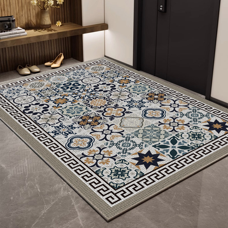 Picture of Entrance Floor Mat Entrance Door Entrance Floor Mat Home Non-Slip Soil Rubbing Carpet Light Luxury High-Level Dirty-Resistant Floor Mat