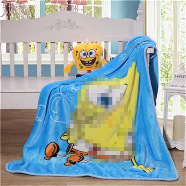 Picture of Children's Blanket Kindergarten Spring and Autumn Baby Coral Fleece Blanket Spring and Summer Single Layer Thin Blanket Office Nap
