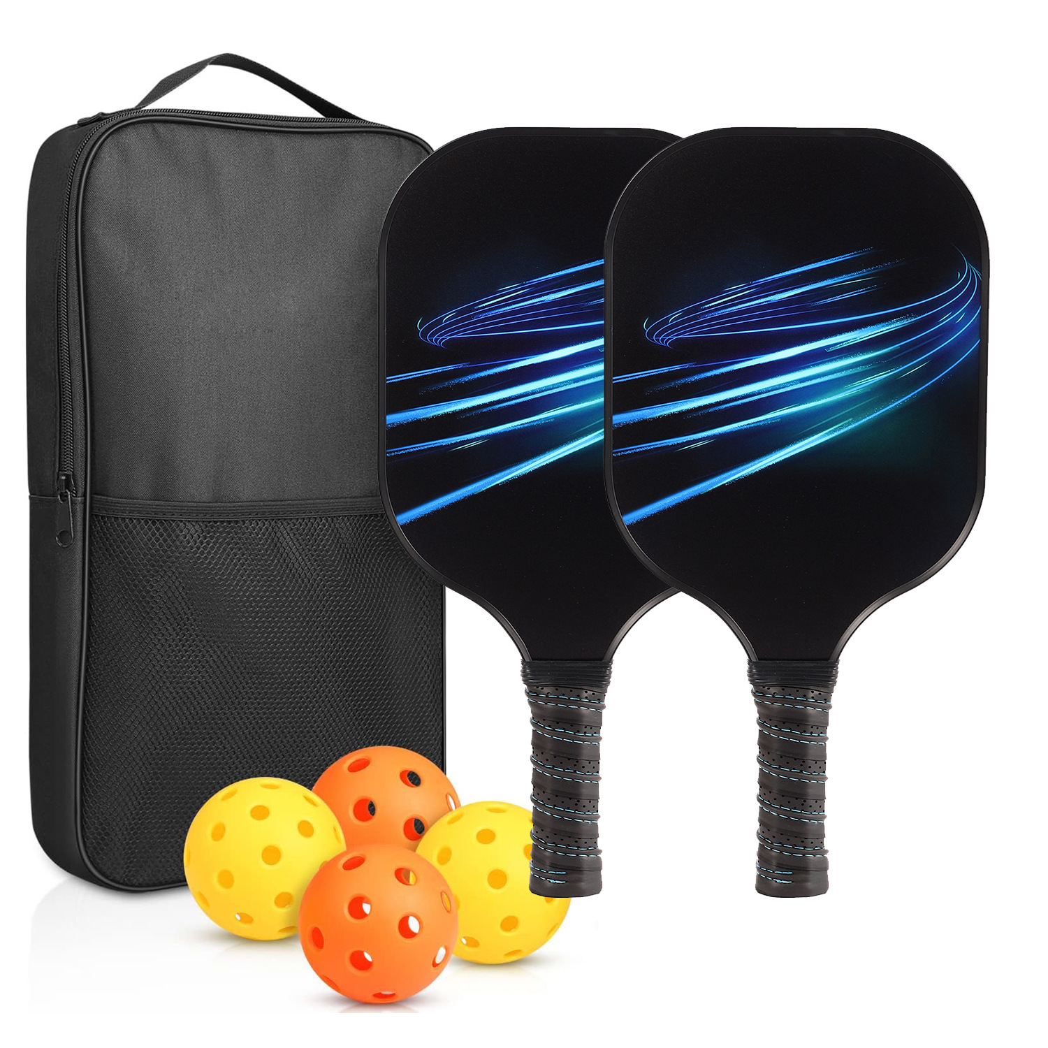 Picture of Peak ball racket glass fiber edge strip UV pattern design outdoor leisure entertainment cross-border pickle pickle racket